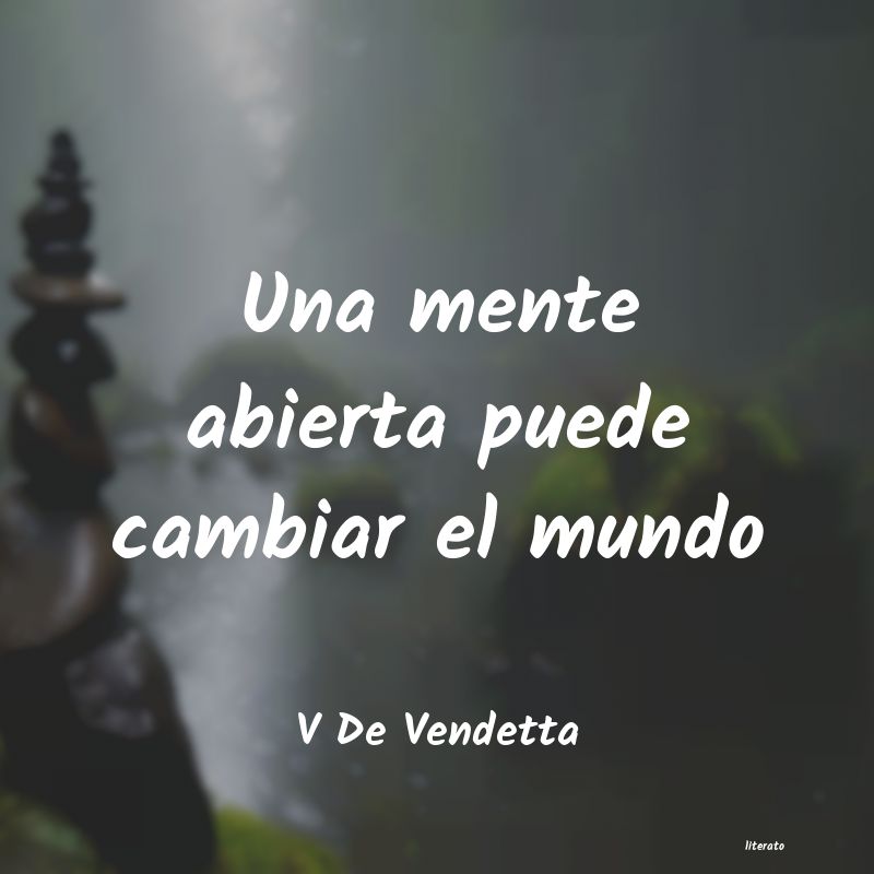 Frases de V De Vendetta