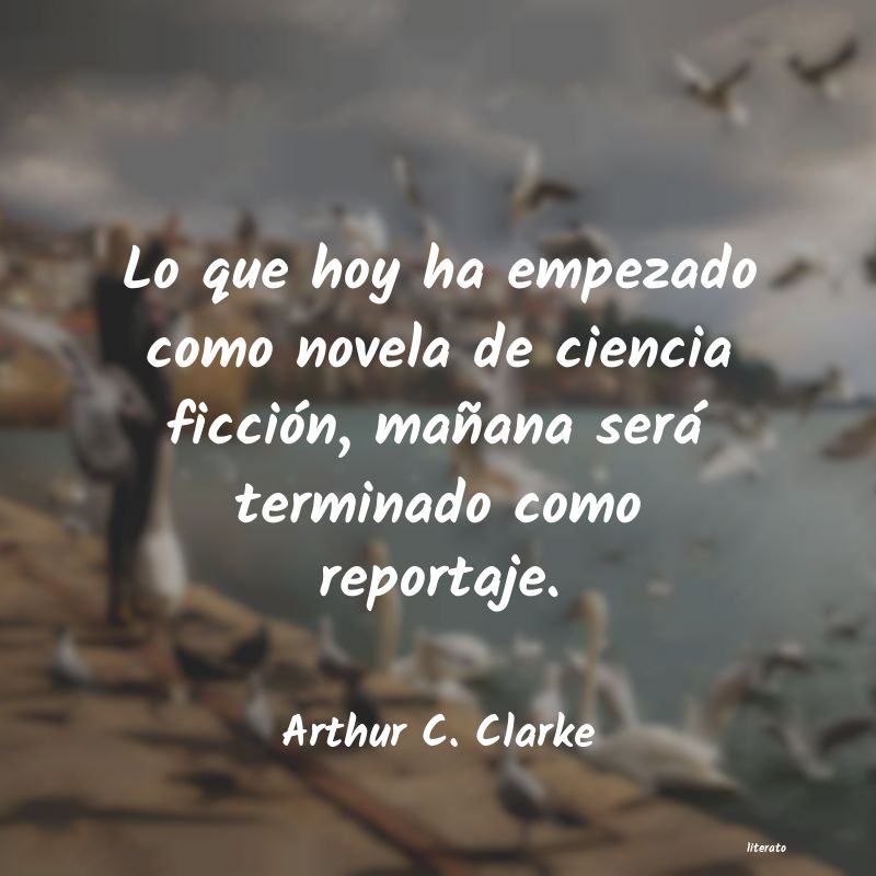 frases de Arthur C. Clarke