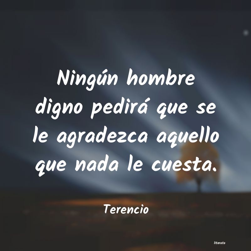 frases de Terencio