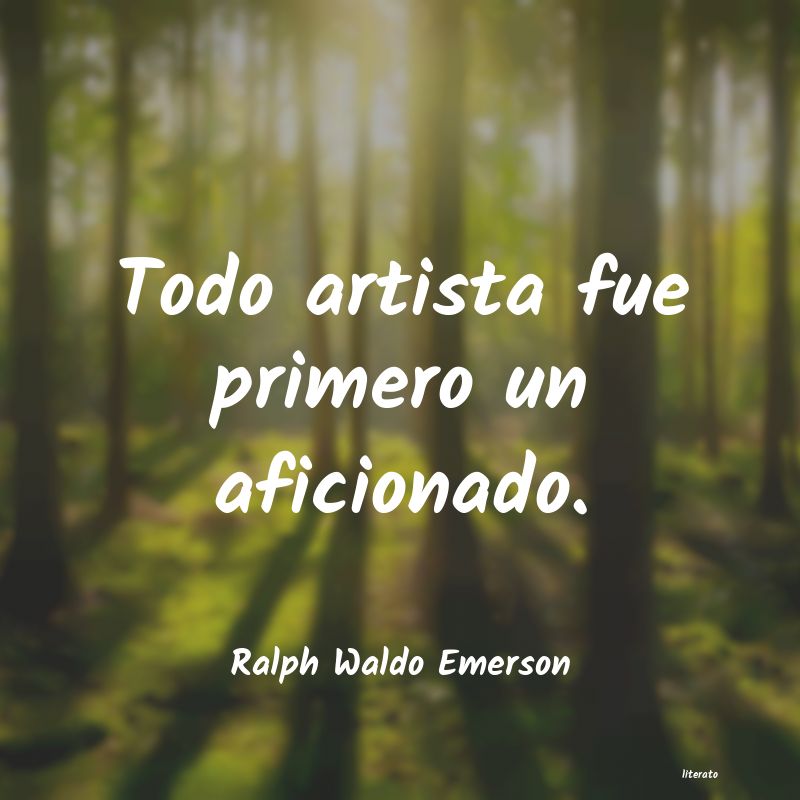 Frases de Ralph Waldo Emerson