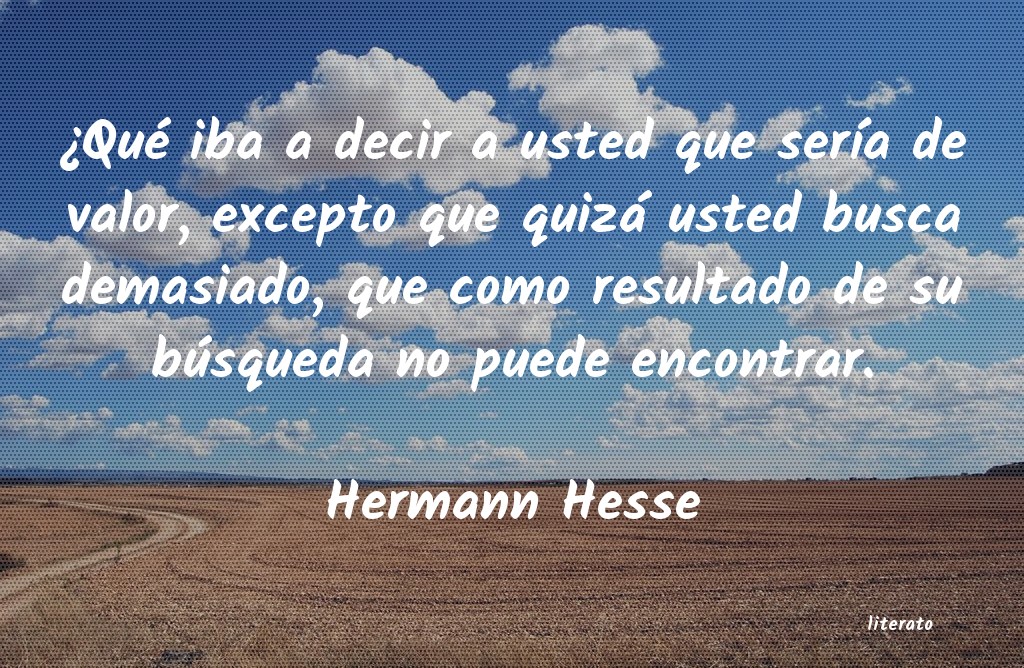 Frases de Hermann Hesse