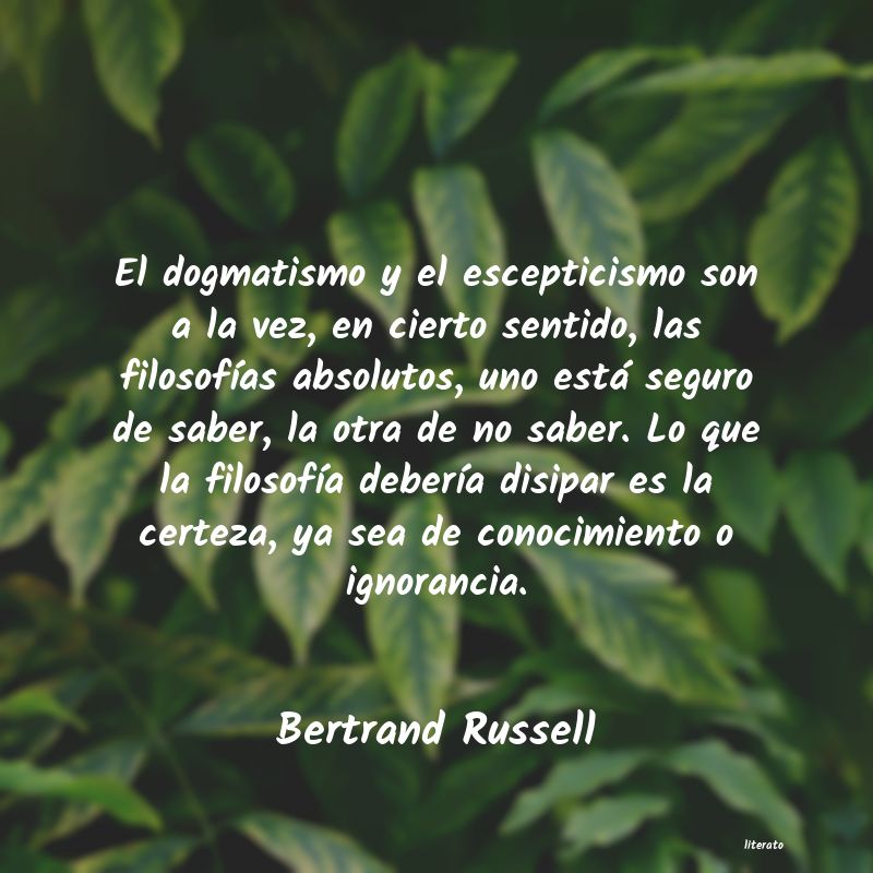 frases de Bertrand Russell