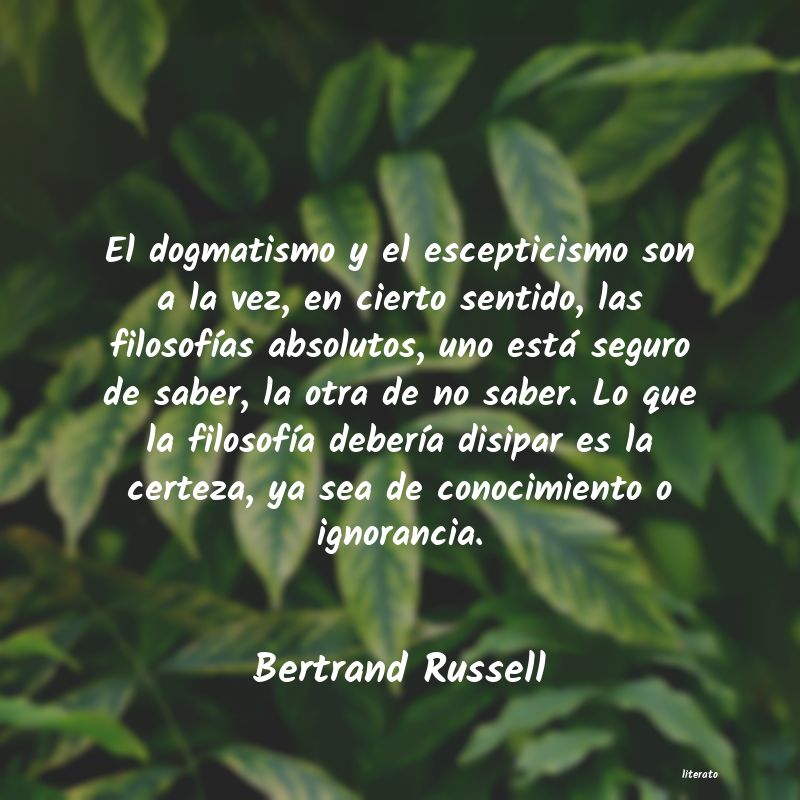 Frases de Bertrand Russell