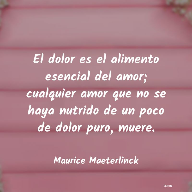 frases de Maurice Maeterlinck