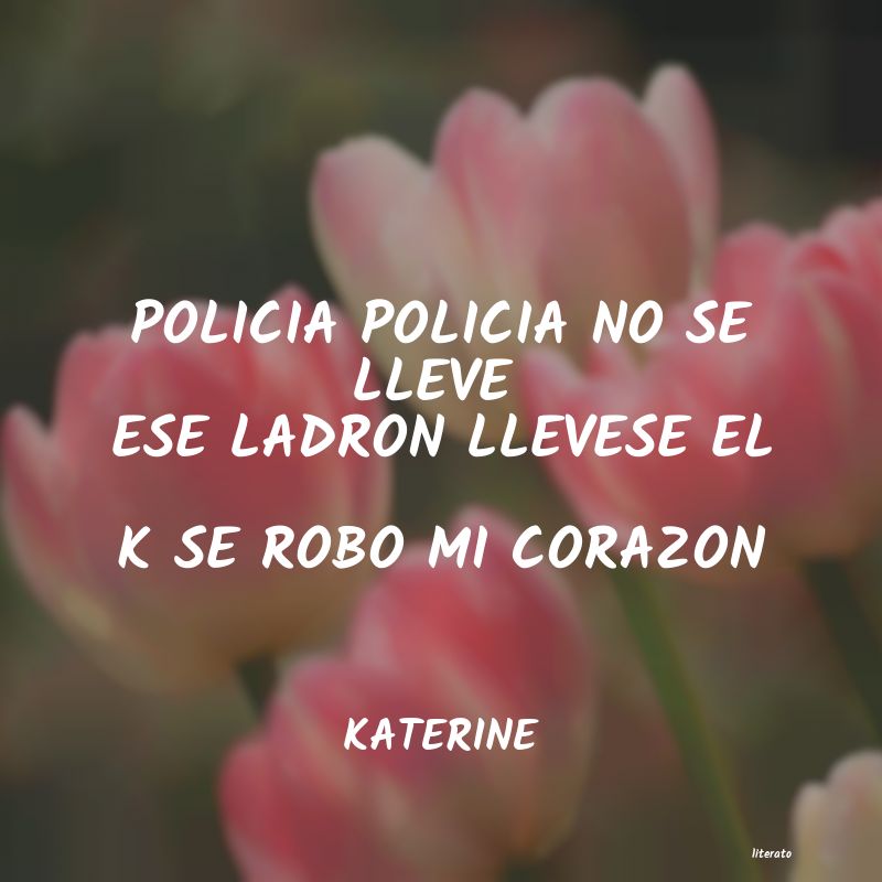 frases de KATERINE