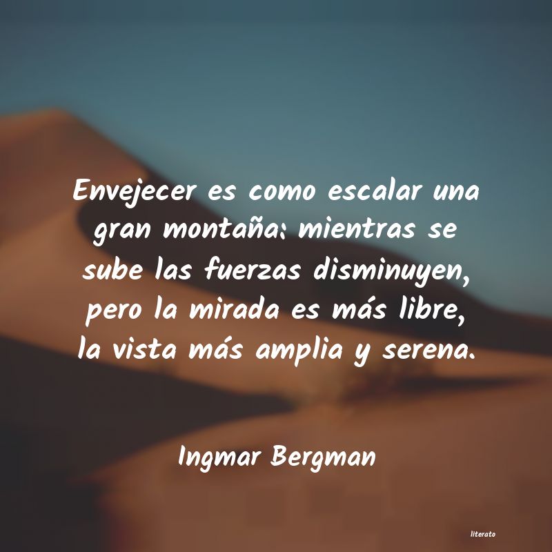 Frases de Ingmar Bergman