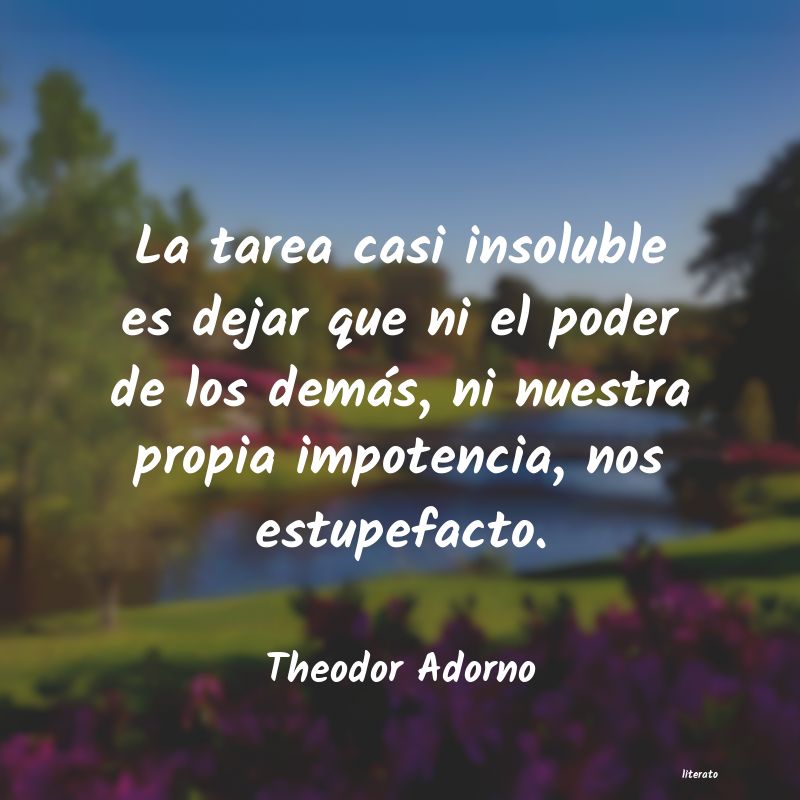 Frases de Theodor Adorno