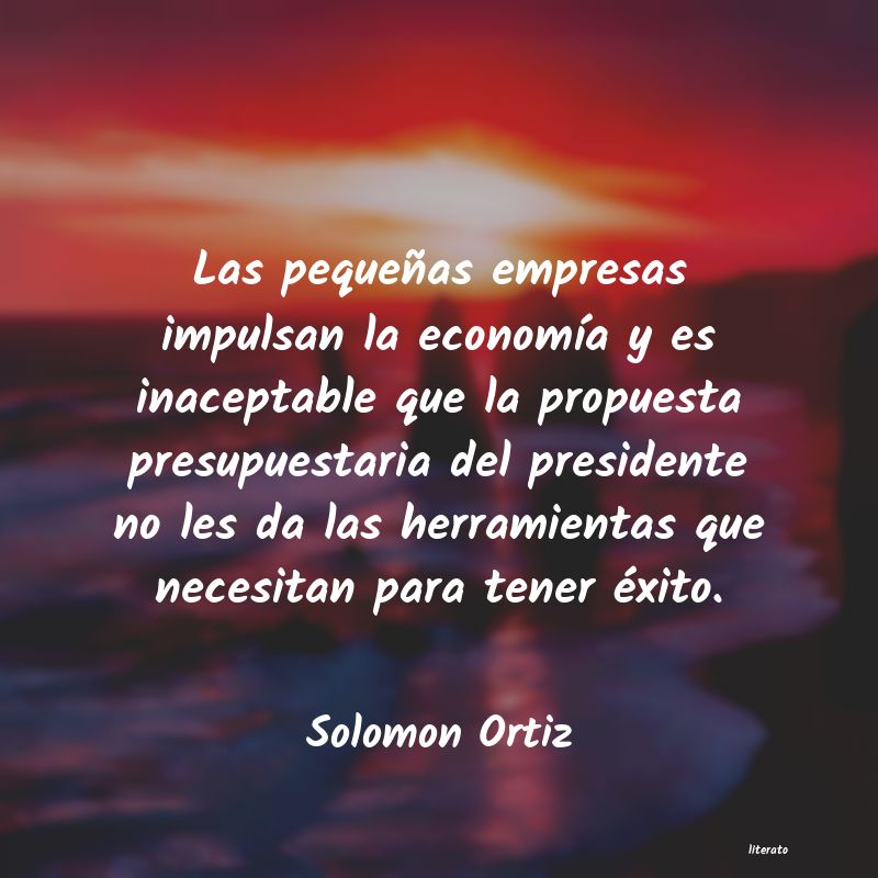 frases de Solomon Ortiz