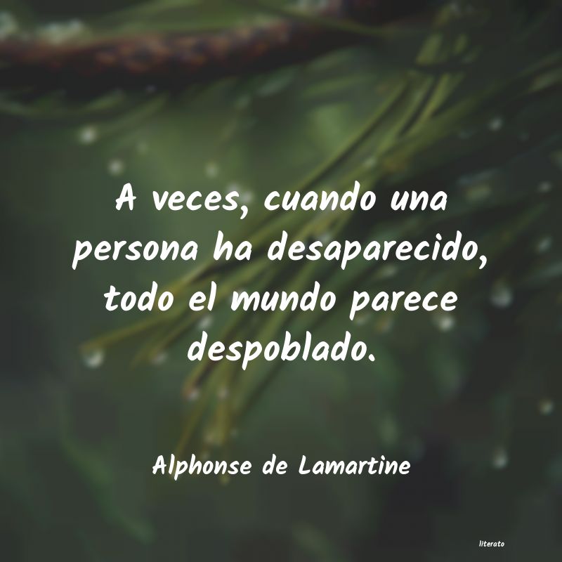 frases de Alphonse de Lamartine