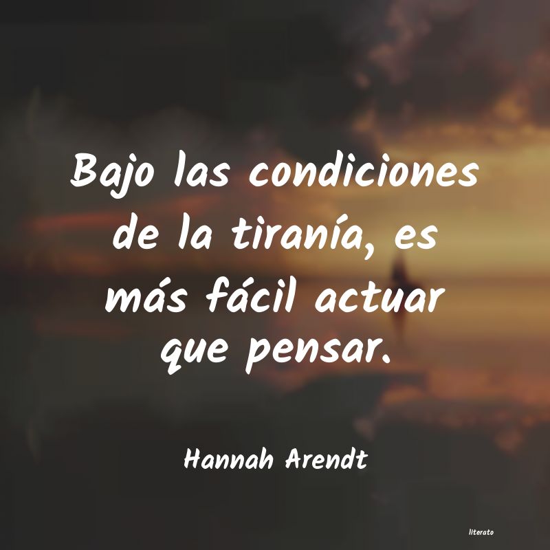 Frases de Hannah Arendt