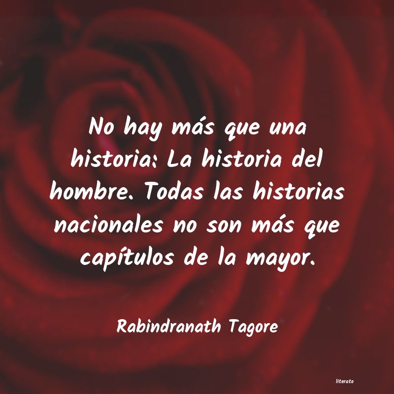 Frases de Rabindranath Tagore