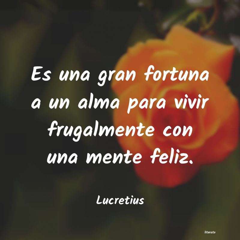 Frases de Lucretius