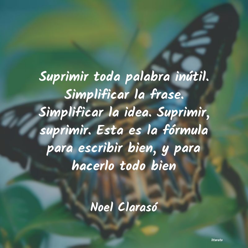 frases de Noel Clarasó