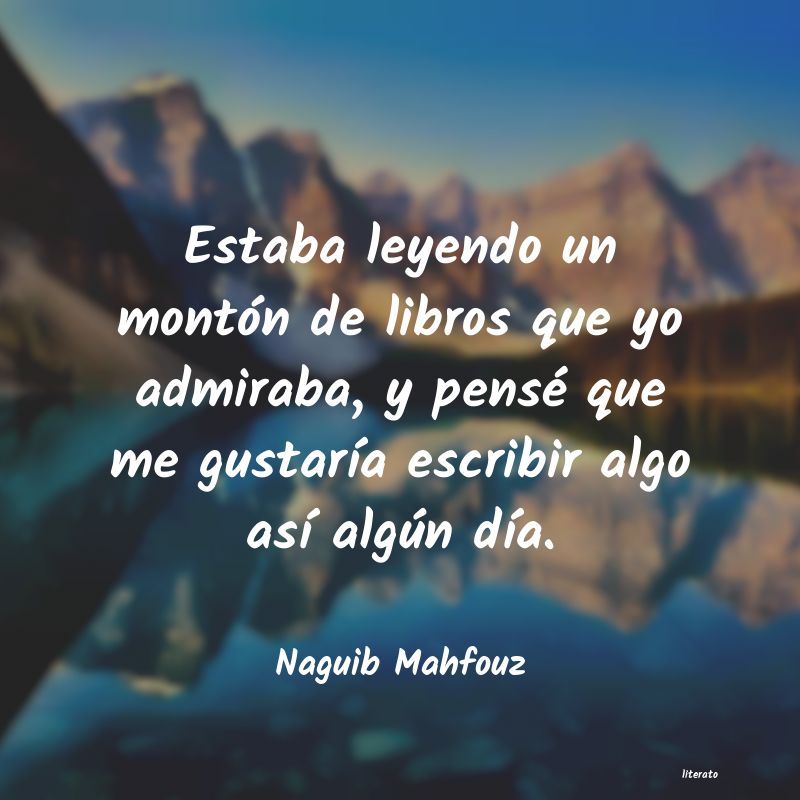 Frases de Naguib Mahfouz