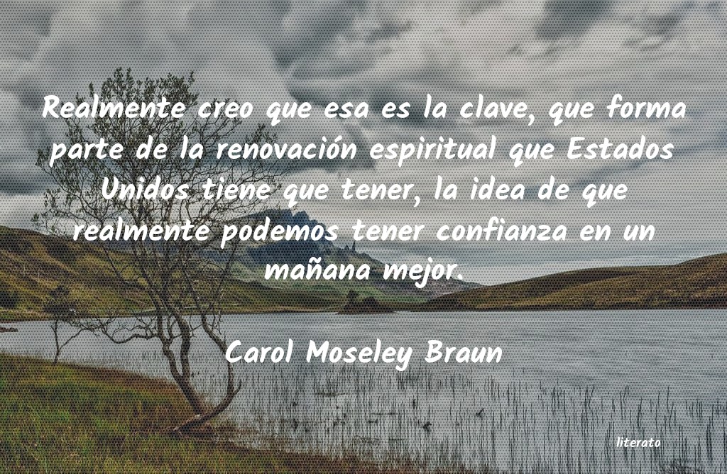 frases de Carol Moseley Braun
