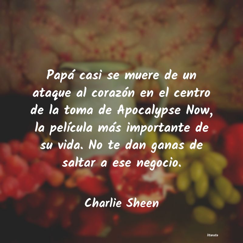 frases de Charlie Sheen