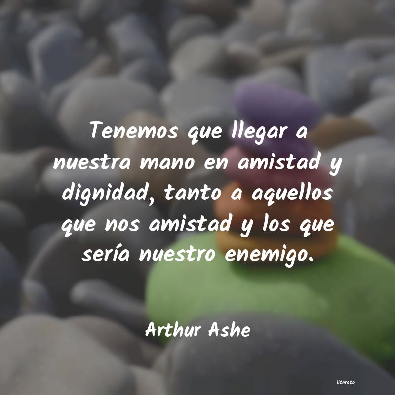 frases de Arthur Ashe