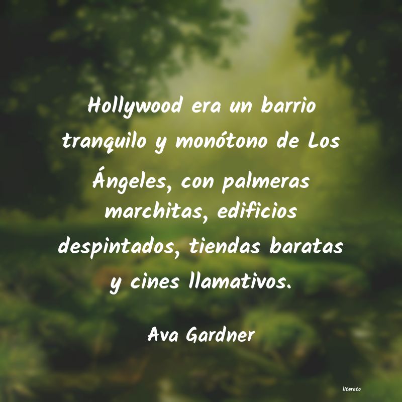 Frases de Ava Gardner