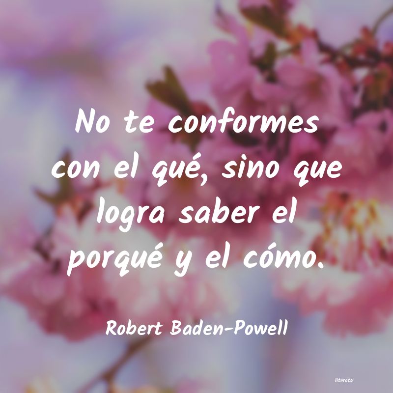 frases de Robert Baden-Powell