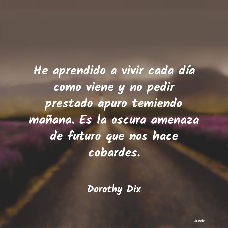 Frases de Dorothy Dix