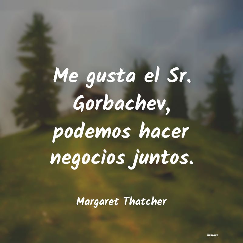 frases de Margaret Thatcher