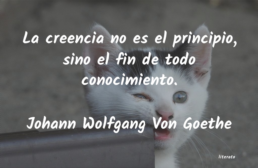 Frases de Johann Wolfgang Von Goethe