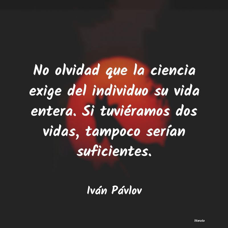 Frases de Iván Pávlov