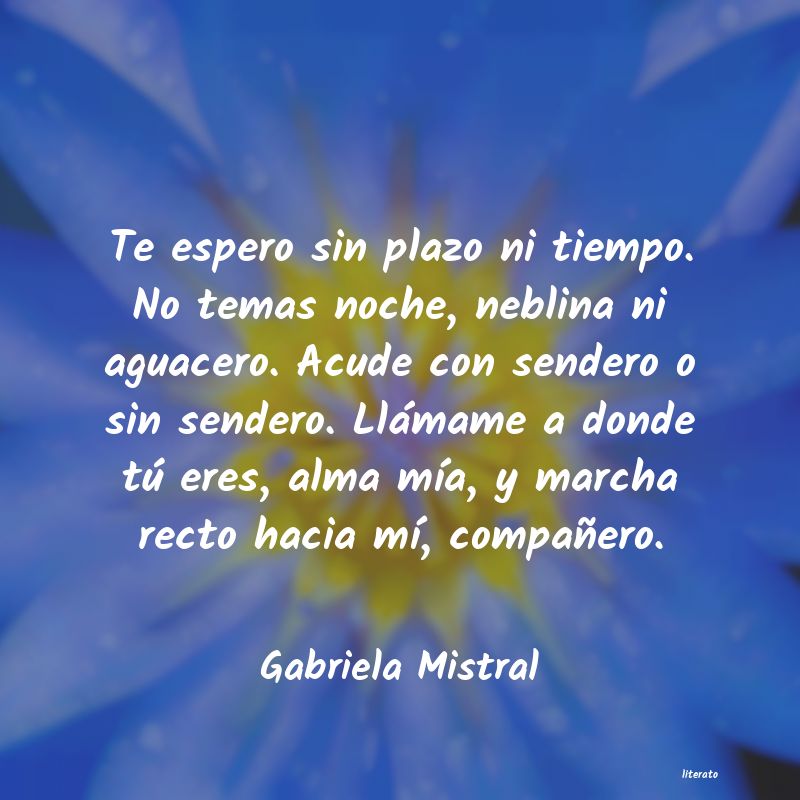 Frases de Gabriela Mistral