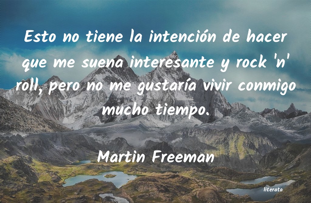 Frases de Martin Freeman