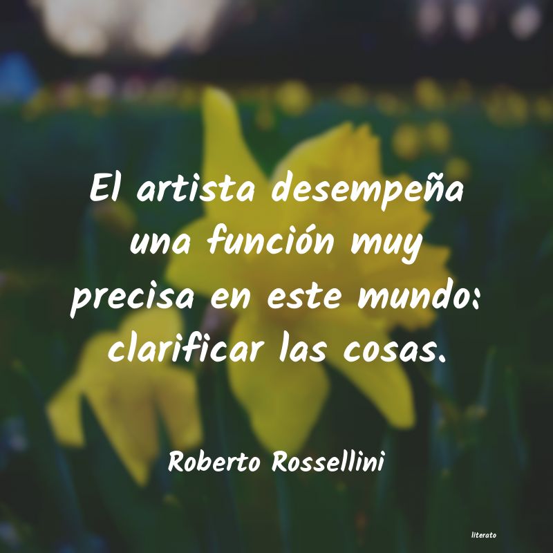 frases de Roberto Rossellini