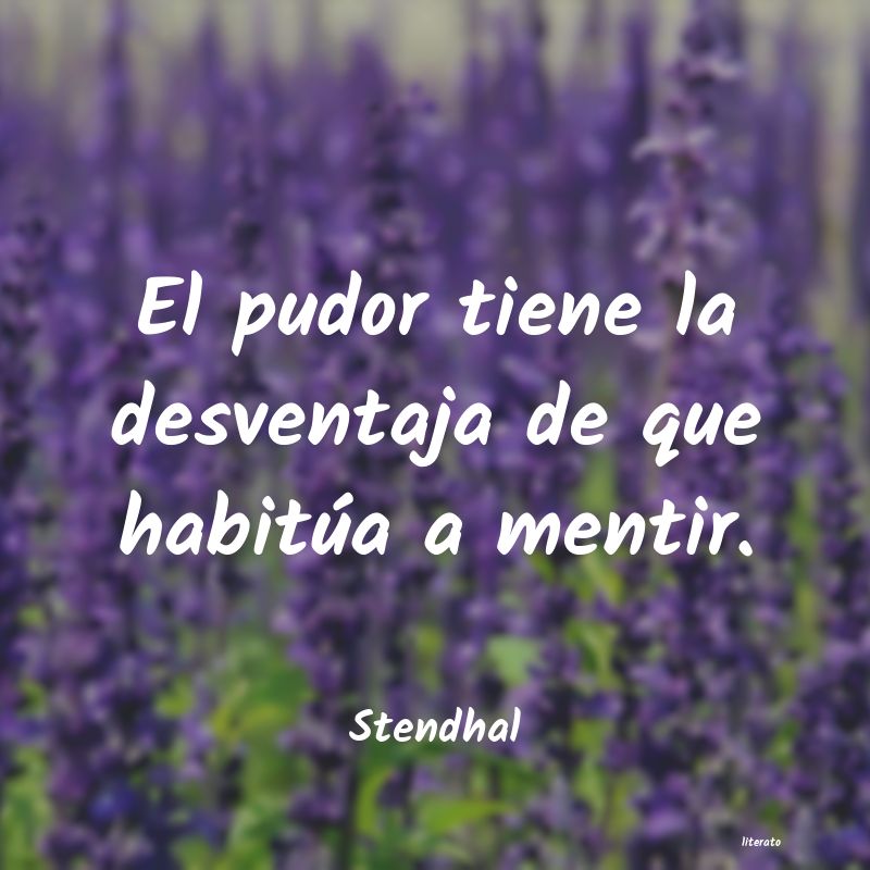 Frases de Stendhal