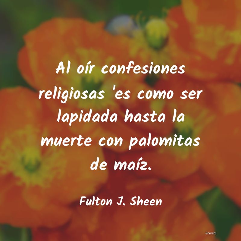 Frases de Fulton J. Sheen