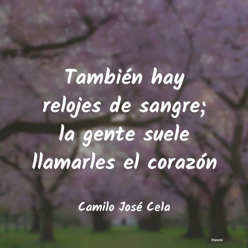 frases de Camilo José Cela