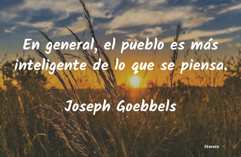 Frases de Joseph Goebbels