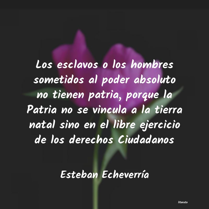 Frases de Esteban Echeverría