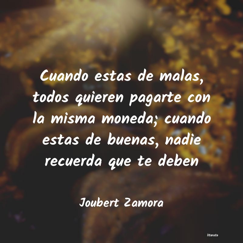 frases de Joubert Zamora