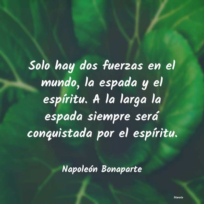 Frases de Napoleón Bonaparte