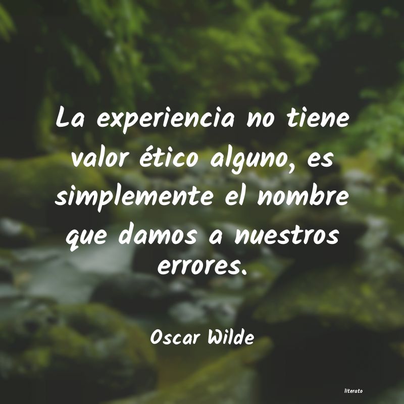 Frases de Oscar Wilde