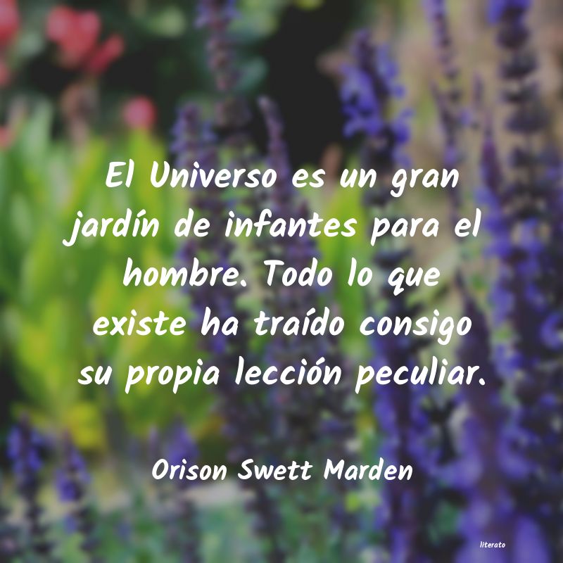 frases de Orison Swett Marden