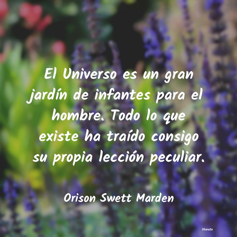 Frases de Orison Swett Marden