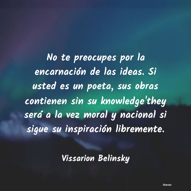 Frases de Vissarion Belinsky