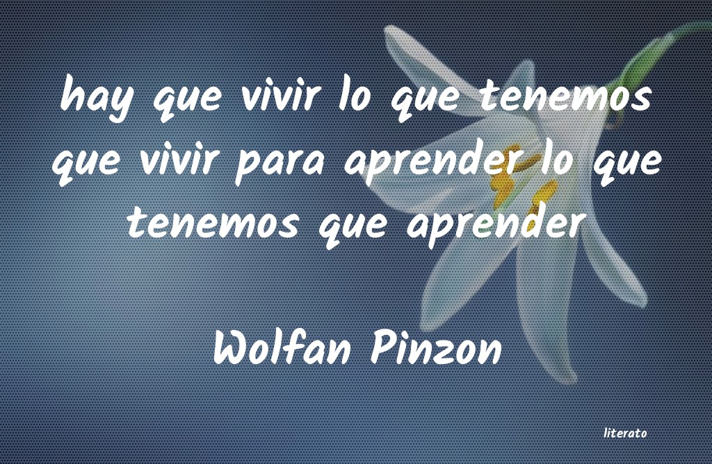 Frases de Wolfan Pinzon