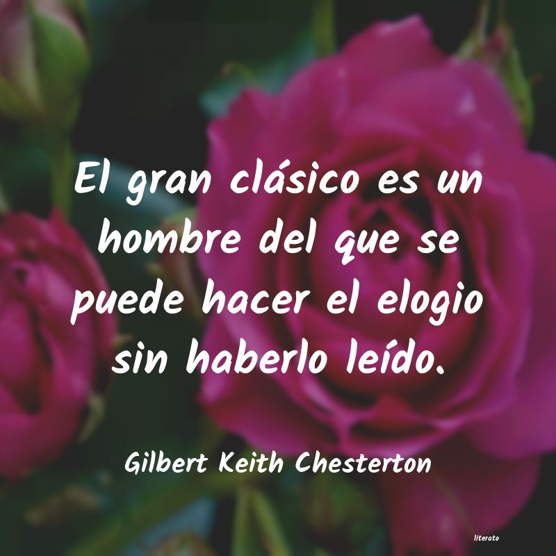 Frases de Gilbert Keith Chesterton