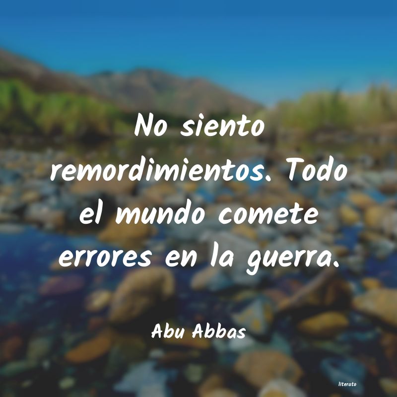 frases de Abu Abbas