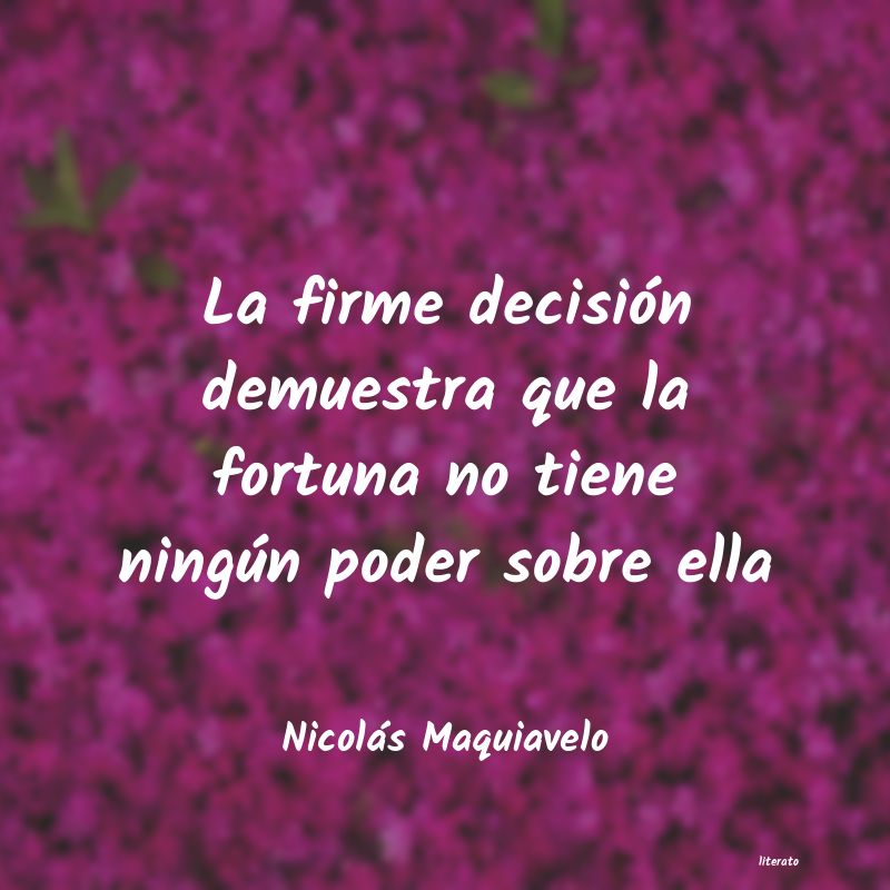 frases de Nicolás Maquiavelo