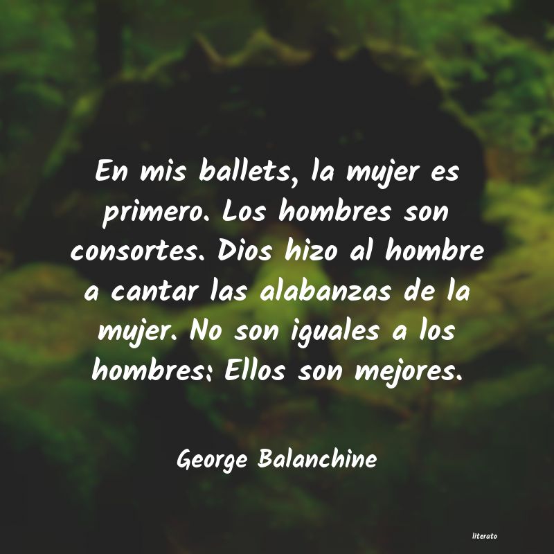 Frases de George Balanchine