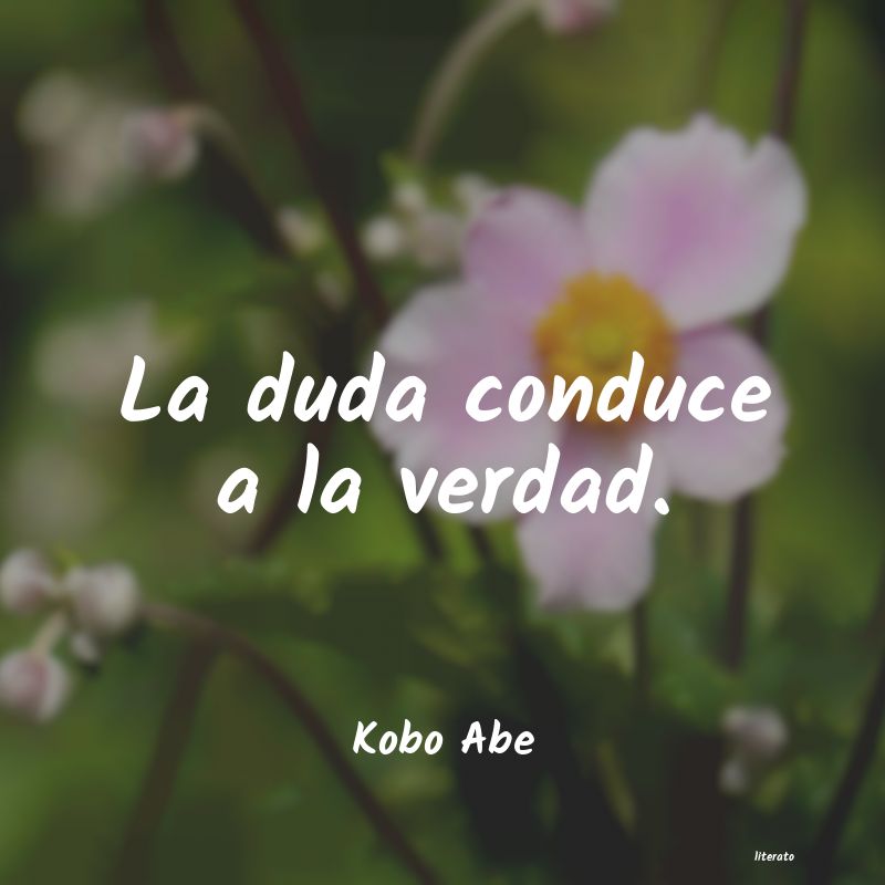 frases de Kobo Abe