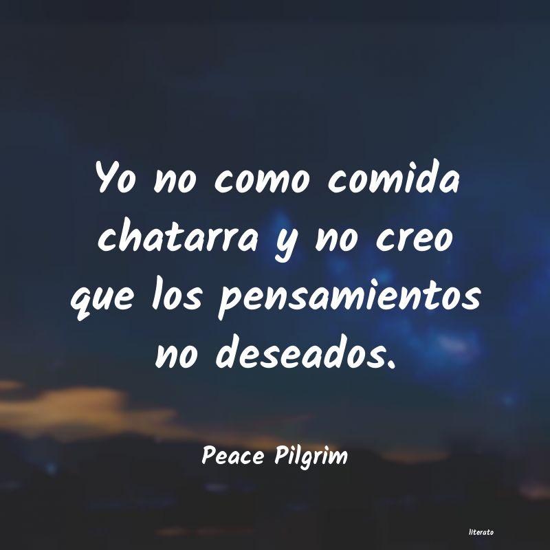 frases de Peace Pilgrim
