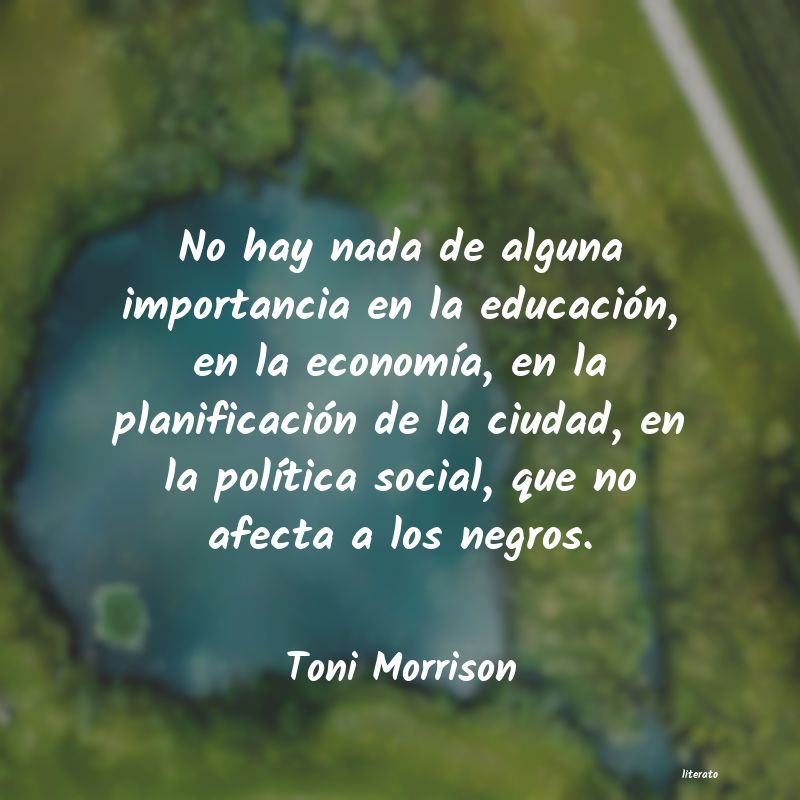 frases de Toni Morrison
