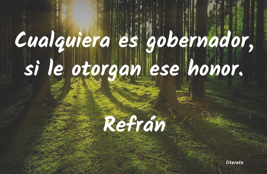 Frases de Refrán